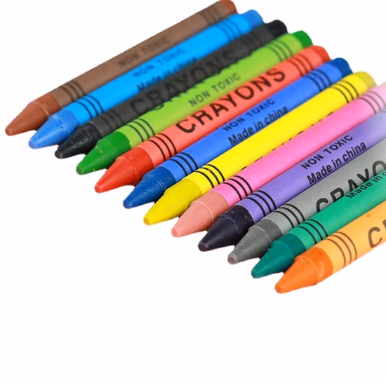 Lápis de cera para pintura a óleo ecológica para crianças com várias cores