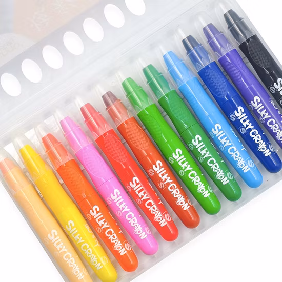 13 PÇS Cores Lápis de cera para crianças com formato de animal Giz de cera para palma, lápis de cera para pintura com os dedos Lápis de pintura em bastões laváveis ​​para crianças