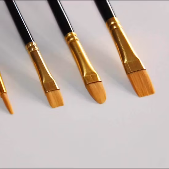 Escova profissional de madeira para cabelo de nylon